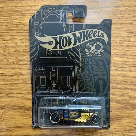 Hot Wheels 50th Anniversary Bone Shaker 3 Error Cards - Picture 3 of 11